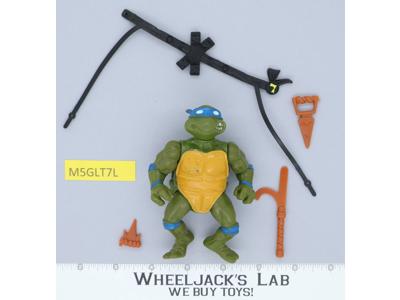 Leonardo HARD HEAD Teenage Mutant Ninja Turtles 1988 Playmates Vintage Figure