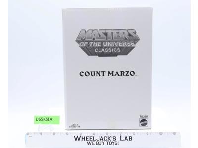 Count Marzo w/ Mailer MOSC NEW He-Man Classics MOTUC 2009 Mattel Action Figure