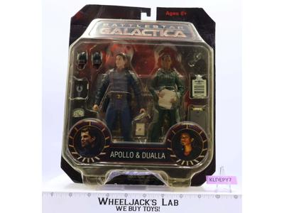 Apollo & Dualla Battlestar Galactica Diamond Select Toys MOSC 2008 Figures
