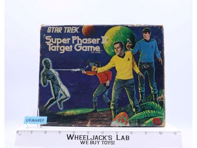 Star Trek Super Phaser II Target Game 100% Complete W/Box Mego 1976 Vintage