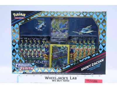 Shiny Zacian Premium Figure Collection Crown Zenith 2023 Pokémon NEW SEALED