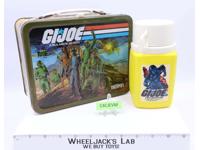 GI Joe Real American Hero Metal Lunchbox W/Thermos 1982 Thermos Brand