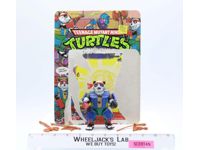 Panda Khan W/Cardback 100% Complete TMNT 1990 Playmates Vintage Action Figure