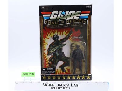 Snake Eyes Commando G.I. Joe Hall of Heroes 2008 Hasbro NEW MOSC 10/10