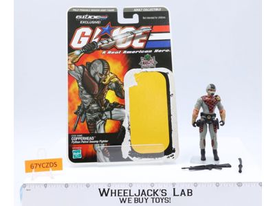 Copperhead 100% Complete GI Joe Collectors Club 2008 Hasbro Action Figure