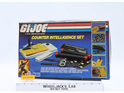 Counter Intelligence Set GI Joe 1984 Natural Science Ind Role Play Accessory Kit