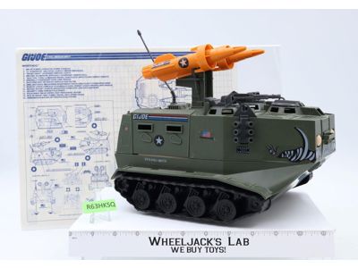 Warthog A.I.F.V. 100% Complete GI Joe 1988 Hasbro Vintage Action Figure Vehicle
