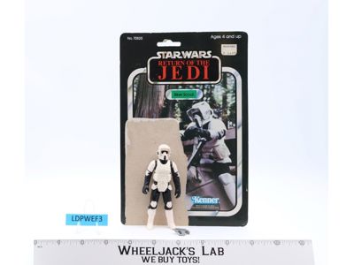 Biker Scout 100% Complete 65 Back-A Star Wars ROTJ 1983 Kenner Figure NO REPRO