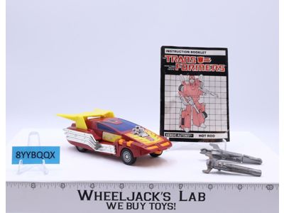 Hot Rod 100% Complete Vintage 1986 G1 Transformers Hasbro Action Figure