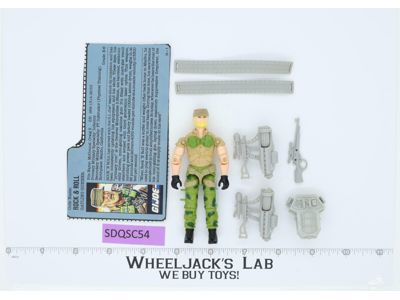 Rock & Roll V2 100% Complete G.I. Joe 1989 Hasbro Vintage Action Figure