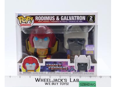 Rodimus & Galvatron Transformers Funko Pop! Summer Convention 2-Pack NEW SEALED