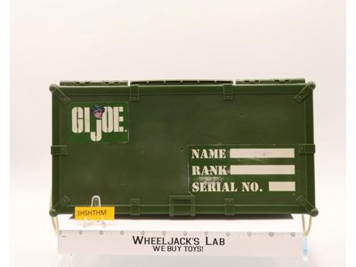 Authentic Footlocker GI Joe 1998 Hasbro Plastic Footlocker