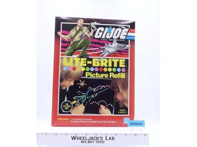 GI Joe Lite-Brite Picture Refill 1982 Hasbro NEW MIB