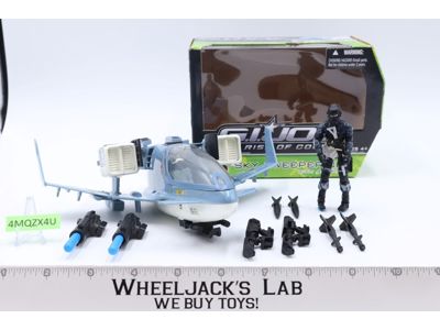 Sky Sweeper Jet W/ Air Raid 100% Complete GI Joe ROC 2009 Hasbro Vehicle