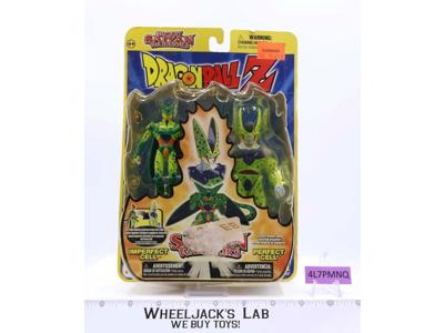 Imperfect/Perfect Cells Super Saiyan Warriors Dragon Ball Z Jakks Pacific MOSC