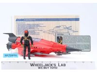 Cobra Stellar Stiletto W/Star Viper 100% Complete 1988 GI Joe Hasbro Vehicle