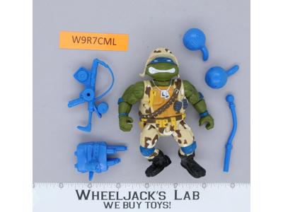 Lieutenant Leo 100% Complete Teenage Mutant Ninja Turtles 1991 Playmates Vintage