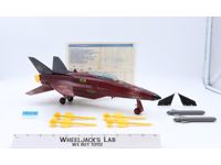 Python Conquest X-30 Jet 100% Complete GI Joe 1989 Hasbro Action Figure Vehicle