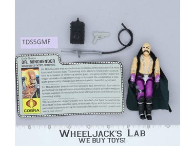 Dr. Mindbender V1 100% Complete G.I. Joe 1986 Hasbro Vintage Action Figure