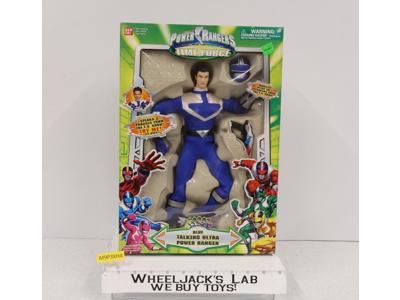 Blue Talking Ultra Ranger Complete Power Rangers Time Force 2001 Bandai 12"