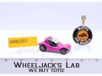 Sand Crab Hot Pink 1970 Redline Hot Wheels Mattel Vintage RL W BUTTON