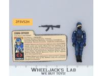 Cobra Officer V1.5 Swivel Arms 100% Complete G.I. Joe 1983 Hasbro Vintage Figure