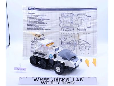Snow Cat 100% Complete G.I. Joe 1985 Hasbro Vintage Action Figure Vehicle