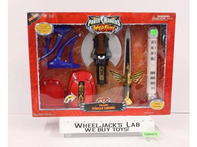 Deluxe Jungle Sword Power Rangers Wild Force 2002 Bandai