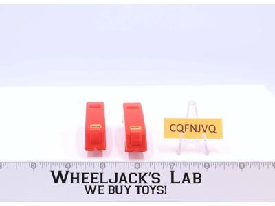 JETFIRE FOREARM GAURDS ARMOR PAIR W/STICKERS Vintage 1985 G1 Transformers
