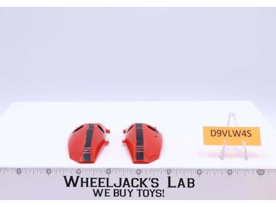 JETFIRE LARGE LEG ARMOR PAIR WITH STICKERS 1985 G1 Transformers Vintage Hasbro