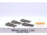 SCORPONOK DUAL LASER GUN CANNONS x4 1987 Vintage G1 Transformers Action Figure
