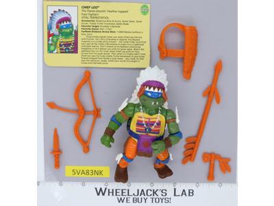 Chief Leo 100% Complete Teenage Mutant Ninja Turtles TMNT 1992 Playmates Figure