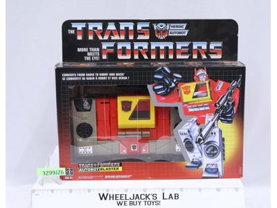 Blaster Transformers Walmart Exclusive 2020 Hasbro G1 Re-Issue Figure NEW SEALED
