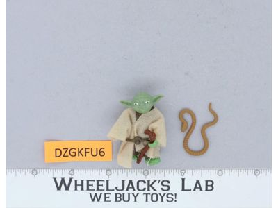 Yoda W/BROWN Snake 100% Complete Star Wars ESB 1980 Vintage Kenner NO REPRO