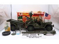 Combat Jeep 7000 W/Box GI Joe 1965 Vintage Vehicle Action Figure