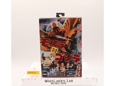 Godzilla Against Mothra Toho 1964 NECA Action Figure NEW MISB SEALED