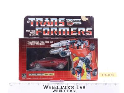 Sideswipe 100% Complete 1984 Vintage Hasbro G1 Transformers Action Figure