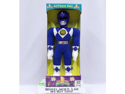 BLUE Mighty Morphin Power Ranger Plush Doll 18" Saban Toys 1993 Figure MIB NEW