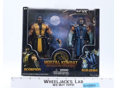 Sub-Zero + Scorpion Mortal Kombat Shaolin Monks Hot Topic Exclusive NEW SEALED