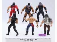 Lot of 6 WWF Wrestling 1990s Jakks Pacific 6" Action Figures