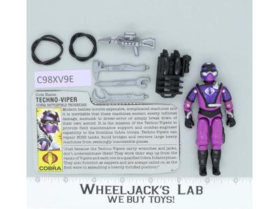 Techno-Viper V1 100% Complete G.I. Joe 1987 Hasbro Vintage Action Figure