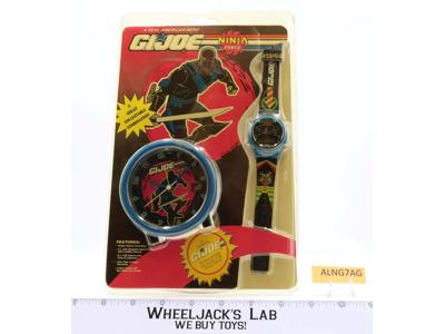 Snake Eyes Wrist & Alarm Watches GI Joe Ninja Force 1993 Hasbro NEW MOSC SEALED
