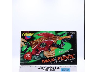 #61304 Max Force Stinging Scarab NERF 1996 Hasbro Kenner Toy NEW MISB SEALED