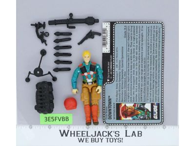 Downtown V1 100% Complete G.I. Joe 1988 Hasbro Vintage Action Figure