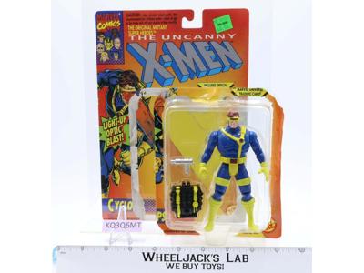 Cyclops The Uncanny X-Men W/Card &Bubble 100% Complete Toybiz 1993 Figure