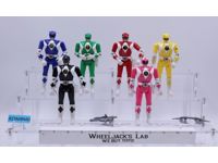 Lot of 6 Auto Morphin Power Rangers 1990s Bandai Action Figures W/ Accessories