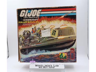 Hovercraft Killer W.H.A.L.E. Complete W/ Box & Driver GI Joe 1984 Hasbro Vehicle