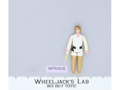 Luke Skywalker Farmboy DARK BROWN HAIR 100% Complete Star Wars 1977 Kenner