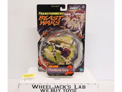 Dinobot 100% Complete Deluxe Transformers Transmetals 2 Beast Wars 1998 Hasbro