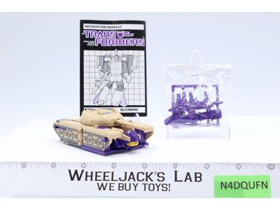 Blitzwing 100% Complete Vintage 1985 G1 Transformers Hasbro Action Figure